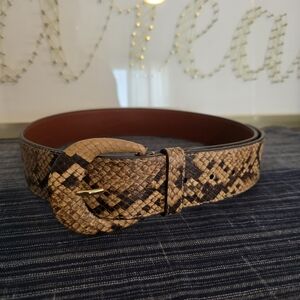 Lauren Ralph Lauren Brown Leather Belt